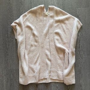 GAP Light Pink Oversized Sleeveless Cardigan